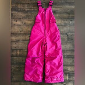 Columbia Pink Kids Snow Bib